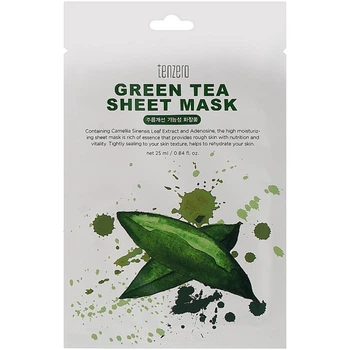Маска для лица Tenzero Greentea Sheet Mask 25 мл (8809628882652)