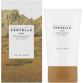 Увлажняющий крем для лица с мадагаскарской центеллой SKIN1004 Madagascar Centella Cream 75 мл (8809576260441)