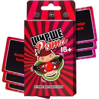 Дополнение к игре Fun Games Shop Ширше рота 18+ 100 карточек