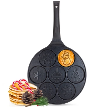 Сковорода для блинов и панкейков Kamille Christmas Pancake 26см