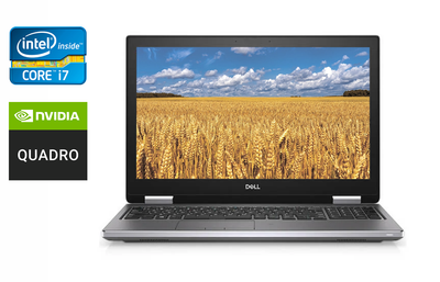 Мобильная рабочая станция Dell Precision 7540 / 15.6" (1920x1080) IPS / Intel Core i5-9400H (4 (8) ядра по 2.5 - 4.3 GHz) / 16 GB DDR4 / 512 GB SSD / nVidia Quadro T2000, 4 GB GDDR5, 128-bit / Fingerprint / Windows 10 б/у