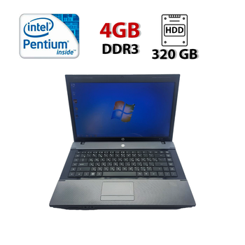 Ноутбук Б-класс HP 620 / 15.6" (1366x768) TN / Intel Pentium T4500 (2 ядра по 2.0 GHz) / 4 GB DDR3 / 320 GB HDD / Intel GMA 4500M Graphics / WebCam б/у