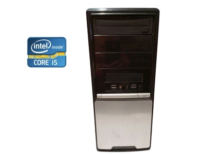 ПК Б-класс Gigabyte Tower / Intel Core i5-2400 (4 ядра по 3.1 - 3.4 GHz) / 8 GB DDR3 / 120 GB SSD / Intel HD Graphics 2000 / 400W / DVD-RW б/у