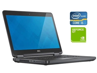 Ноутбук Dell Latitude E5440 / 14" (1600x900) TN / Intel Core i5-4310U (2 (4) ядра по 2.0 - 3.0 GHz) / 8 GB DDR3 / 128 GB SSD / nVidia GeForce GT 720M, 2 GB DDR3, 64-bit / WebCam / DVD-ROM / Win 10 Pro б/у