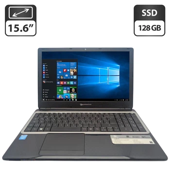 Ноутбук Packard Bell TE69BM / 15.6" (1366x768) TN / Intel Celeron N2920 (4 ядра по 1.86 - 2.0 GHz) / 8 GB DDR3 / 128 GB SSD / Intel HD Graphics / WebCam / DVD-ROM б/у