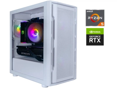 Игровой ПК Cougar Tower / AMD Ryzen 5 7500F (6 (12) ядер по 3.7 - 5.0 GHz) / 32 GB DDR5 / 1000 GB SSD / nVidia GeForce RTX 3080 Ti, 12 GB GDDR6X, 384-bit / 1000W / Win 11 б/у