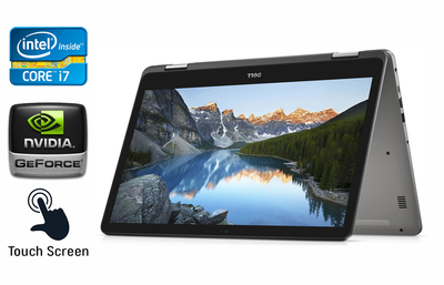Ноутбук-трансформер Dell Inspiron 17 7773 / 17.3" (1920x1080) IPS Touch / Intel Core i7-8550U (4 (8) ядра по 1.8 - 4.0 GHz) / 8 GB DDR4 / 512 GB SSD / nVidia GeForce MX150, 2 GB GDDR5, 64-bit / WebCam / Windows 10 б/у