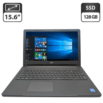 Ноутбук Dell Inspiron 15-3552 / 15.6" (1366x768) TN / Intel Celeron N3050 (2 (4) ядра по 1.6 - 2.16 GHz) / 8 GB DDR3 / 128 GB SSD / Intel HD Graphics / WebCam / DVD-ROM б/у