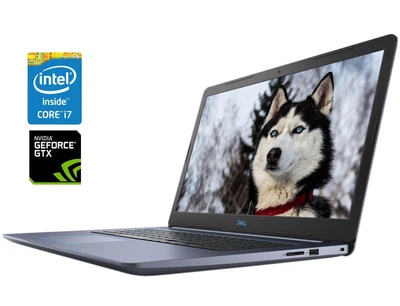 Игровой ноутбук Dell G3 17 3779 / 17.3" (1920x1080) IPS / Intel Core i7-8750H (6 (12) ядер по 2.2 - 4.1 GHz) / 16 GB DDR4 / 1000 GB SSD / nVidia GeForce GTX 1050 Ti, 4 GB GDDR5, 128-bit / WebCam / Win 10 Home б/у