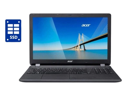 Ноутбук Б-класс Acer Extensa EX2530 / 15.6" (1366x768) TN / Intel Pentium 3558U (2 ядра по 1.7 GHz) / 8 GB DDR3 / 128 GB SSD / Intel HD Graphics / WebCam / Win 10 Home б/у