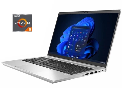 Ультрабук Б-класс HP ProBook 445 G8 / 14" (1920x1080) IPS / AMD Ryzen 5 5600U (6 (12) ядер по 2.3 - 4.2 GHz) / 16 GB DDR4 / 256 GB SSD M.2 / AMD Radeon RX Vega 7 Graphics / WebCam б/у
