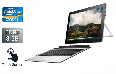 Нетбук-трансформер HP Elite X2 1012 G2 / 12.3" (2736x1824) IPS Touch / Intel Core i5-7300U (2 (4) ядра по 2.6 - 3.5 GHz) / 8 GB DDR3 / 256 GB SSD / Intel HD Graphics 620 / WebCam / TouchID б/у