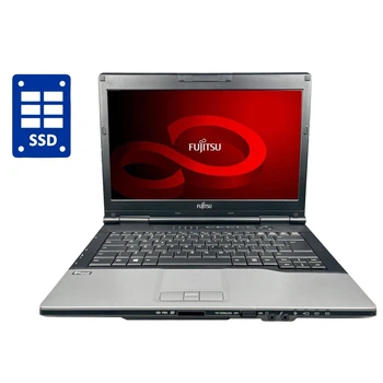 Ноутбук Fujitsu LifeBook S752 / 14" (1366x768) TN / Intel Core i3-3110M (2 (4) ядра по 2.4 GHz) / 8 GB DDR3 / 120 GB SSD / Intel HD Graphics 4000 + гравировка клавиатуры б/у