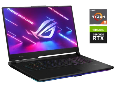 Игровой ноутбук Asus ROG Strix SCAR G733PY / 17.3" (2560x1440) IPS / AMD Ryzen 9 7945HX (16 (32) ядер по 2.5 - 5.4 GHz) / 32 GB DDR5 / 1000 GB SSD NVMe / nVidia GeForce RTX 4090, 16 GB GDDR6, 256-bit / WebCam б/у