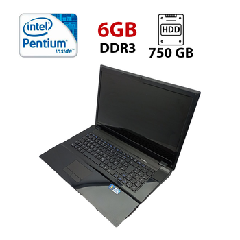 Ноутбук Asus Terra 1748 / 17.3" (1600x900) TN / Intel Pentium B950 (2 ядра по 2.1 GHz) / 6 GB DDR3 / 750 GB HDD / Intel HD Graphics / WebCam б/у