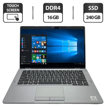 Ноутбук-трансформер Б-класс Dell Latitude 5310 2-in-1 / 13.3" (1920x1080) IPS Touch / Intel Core i7-10610U (4 (8) ядра по 1.8 - 4.9 GHz) / 16 GB DDR4 / 240 GB SSD / Intel UHD Graphics / WebCam б/у