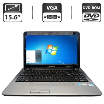 Ноутбук Medion Akoya E6234 / 15.6" (1366x768) TN / Intel Pentium 2020M (2 ядра по 2.4 GHz) / 6 GB DDR3 / 500 GB HDD / Intel HD Graphics / WebCam / DVD-ROM б/у