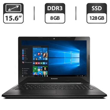 Ноутбук Б-класс Lenovo G50-70 / 15.6" (1920x1080) TN / Intel Pentium 3558U (2 ядра по 1.7 GHz) / 8 GB DDR3 / 128 GB SSD / Intel HD Graphics 4400 / WebCam / DVD-ROM / HDMI б/у