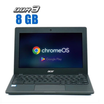 Нетбук Acer Chromebook 11 C771T-56G3 / 11.6" (1366x768) IPS Touch / Intel Core i5-6200U (2 (4) ядра по 2.3 - 2.8 GHz) / 8 GB DDR3 / 64 GB eMMC / Intel HD Graphics 520 / WebCam / ChromeOS б/у