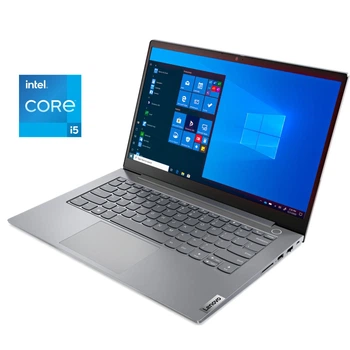 Ультрабук Б-класс Lenovo ThinkBook 14 G2 ITL / 14" (1920x1080) IPS / Intel Core i5-1135G7 (4 (8) ядра по 2.4 - 4.2 GHz) / 8 GB DDR4 / 256 GB SSD NVMe / Intel Iris Xe Graphics / WebCam / Win 10 Pro б/у