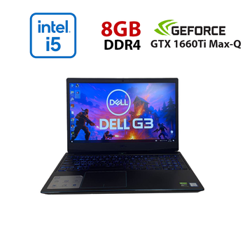 Игровой ноутбук Б-класс Dell G3 3590 / 15.6" (1920x1080) IPS / Intel Core i5-9300H (4 (8) ядра по 2.4 - 4.1 GHz) / 8 GB DDR4 / 512 GB SSD / nVidia GeForce GTX 1660 Ti Max-Q, 6 GB GDDR6, 192-bit / WebCam б/у