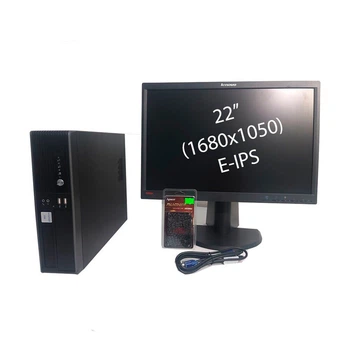 Комплект б/у ПК Hyundai iTMC/ Core i3-4150T 2(4) ядра 3.0GHz/16GB DDR3/120 GB SSD NEW+ Монитор Lenovo 22" E-IPS