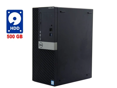 ПК Dell OptiPlex 5040 Tower / Core i3-6100 (2(4) ядра по 3.7GHz) / 8 GB DDR3 / 500 GB HDD / HD Graphics 530 / DVD-RW б/у