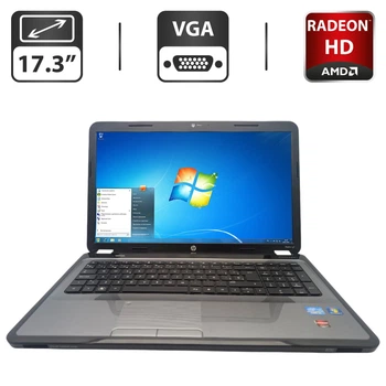 Ноутбук HP Pavillion g7-1206ss / 17.3" (1600x900) TN / Intel Core i5-2430M (2 (4) ядра по 2.4 - 3.0 GHz) / 6 GB DDR3 / 750 GB HDD / AMD Radeon HD 6470M, 1 GB GDDR3, 64-bit / WebCam / DVD-ROM б/у