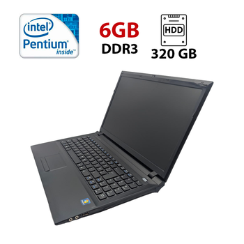 Ноутбук Terra Mobile 1528 / 15.6" (1366x768) TN / Intel Pentium B940 (2 ядра по 2.0 GHz) / 6 GB DDR3 / 320 GB HDD / Intel HD Graphics / WebCam б/у