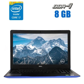 Ноутбук Dell Inspiron 3593 / 15.6" (1920x1080) TN Touch / Intel Core i7-1065G7 (4 (8) ядра по 1.3 - 3.9 GHz) / 8 GB DDR4 / 256 GB SSD / Iris Plus Graphics / WebCam б/у