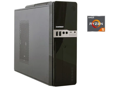 ПК GameMax SFF / AMD Ryzen 5 2400G (4 (8) ядер 3,6 - 3,9 ГГц) / 16 ГБ DDR4 / 256 ГБ SSD / Графика AMD Radeon RX Vega 11 б/у