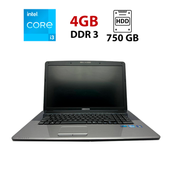 Ноутбук Medion Akoya E7220 / 17.3" (1600x900) TN / Intel Core i3-2310M (2 (4) ядра по 2.1 GHz) / 4 GB DDR3 / 750 GB HDD / Intel HD Graphics 3000 / WebCam / АКБ отсутствует б/у