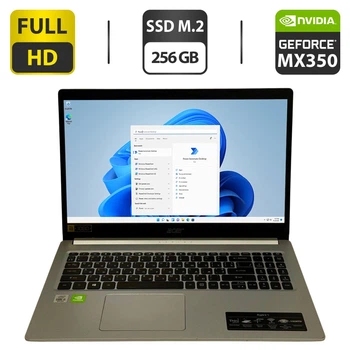 Ноутбук Б-клас Acer Aspire 5 A515-55G / 15.6" (1920x1080) IPS / Intel Core i5-1035G1 (4 (8) ядра по 1.0 - 3.6 GHz) / 20 GB DDR4 / 256 GB SSD M.2 / nVidia GeForce MX350, 2 GB GDDR5, 64-bit / WebCam б/в