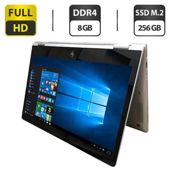 Ноутбук-трансформер HP EliteBook x360 1030 G2 / 13.3" (1920x1080) IPS Touch / Intel Core i5-7200U (2 (4) ядра по 2.5 - 3.1 GHz) / 8 GB DDR4 / 256 GB SSD M.2 / Intel HD Graphics 620 / WebCam б/у