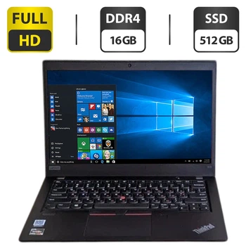 Ультрабук-трансформер Lenovo ThinkPad X13 Yoga Gen 1 / 13.3" (1920x1080) IPS / AMD Ryzen 5 Pro 4650U (6 (12) ядра по 2.1 - 4.0 GHz) / 16 GB DDR4 / 512 GB SSD / AMD Radeon Graphics / WebCam б/у