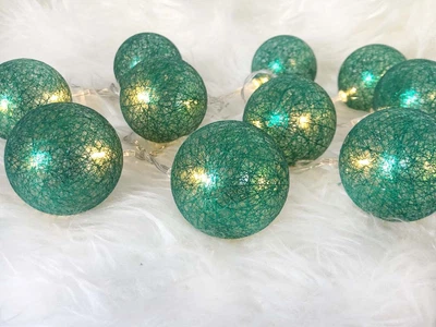 Гірлянди декоративні Cotton Balls 10 led #24