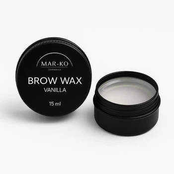 Воск для укладки бровей MAR-KO Cosmetics Brow Wax Vanilla 15 мл