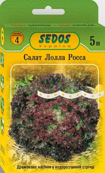Семена на ленте Салат Лолла Росса, 5м, Sedos