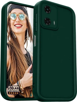 Матовий силіконовий чохол SHLab SoftProtect Motorola Moto G24 Green (40394-08)
