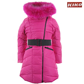 Куртка зимова для дівчинки Kiko/Donilo 2956 158 см Малиновий