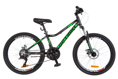 Велосипед Optimabikes 24 BLACKWOOD DD 2018 Черно-зеленый