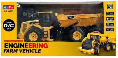 Samochód budowlany Hstar zdalnie sterowany z oświetleniem i dźwiękiem (8713218062792)