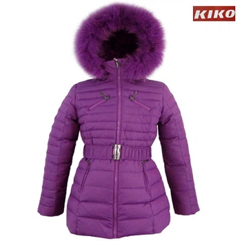 Куртка утеплена для дівчинки Kiko/Donilo 2538 152 см Бузковий