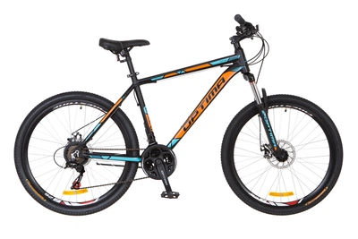 Велосипед Optimabikes 26 MOTION DD 2017 Черно-оранжево-синий