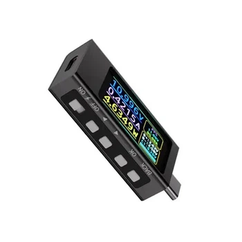 USB тестер тока напряжения мощности 4-30В 12А QC PD PPS, Type-C, KWS-X1 (118115)