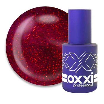 Гель-лак Oxxi Professional 219 красно-бордовый с блестками 10 мл (2000006198884)