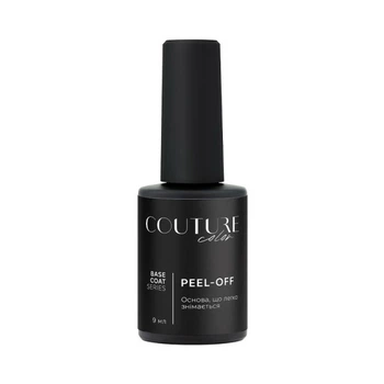 Набор база легкоснимаемая для гель-лака Couture Colour Peel Off 9 мл и баф Couture Colour 400/3000 (800897822637)