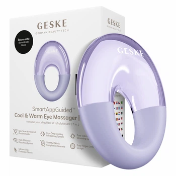 Массажер для глаз GESKE Cool&Warm Eye Massager 7в1 пурпурный