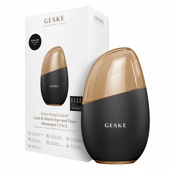 Массажер для лица GESKE Cool&Warm Eye and Face Massager 7в1 серый