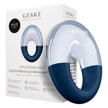 Массажер для глаз GESKE Cool&Warm Eye Massager 7в1 синий